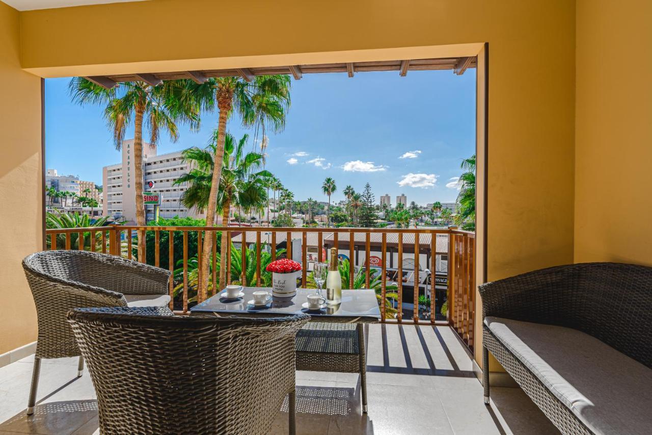Amazing 3 Bedroom Apartment On The First Line Of The Best Las Americas Beach, Air Conditioner And Terrace Ocean View Playa de las Americas  Esterno foto