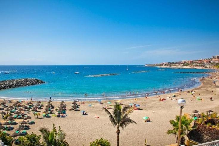 Amazing 3 Bedroom Apartment On The First Line Of The Best Las Americas Beach, Air Conditioner And Terrace Ocean View Playa de las Americas  Esterno foto